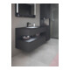 Duravit Einbauwaschtisch-Möbel-Set Qatego 100x55x60cm, gra m, Kon-WTU, Nischenb