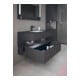 Duravit Einbauwaschtisch-Möbel-Set Qatego 100x55x60cm, gra m, Kon-WTU, Nischenb