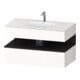 Duravit Einbauwaschtisch-Möbel-Set Qatego 100x55x60cm, gra m/we g, Kon-WTU, B-1