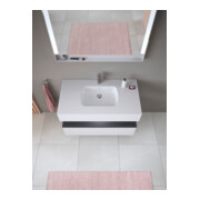 Duravit Einbauwaschtisch-Möbel-Set Qatego 100x55x60cm, gra m/we m, Kon-WTU, B-4