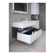 Duravit Einbauwaschtisch-Möbel-Set Qatego 100x55x60cm, gra m/we m, Kon-WTU, B-5