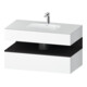 Duravit Einbauwaschtisch-Möbel-Set Qatego 100x55x60cm, gra m/we m, Kon-WTU, B-1