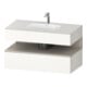 Duravit Einbauwaschtisch-Möbel-Set Qatego 100x55x60cm, T m/we m, Kon-WTU, Nischenb-1