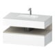 Duravit Einbauwaschtisch-Möbel-Set Qatego 100x55x60cm, T m/we ma, Konsolen-Waschtischunterbau-1