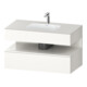 Duravit Einbauwaschtisch-Möbel-Set Qatego 100x55x60cm, w hgl/we m, Kon-WTU, B-1