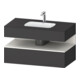 Duravit Einbauwaschtisch-Möbel-Set Qatego 100x55x60cm, w m/Gr m, Kon-WTU, Nischenb-1
