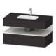 Duravit Einbauwaschtisch-Möbel-Set Qatego 100x55x60cm, w m/Gr m, Kon-WTU, Nischenb-1