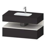 Duravit Einbauwaschtisch-Möbel-Set Qatego 100x55x60cm, w m/Gr m, Kon-WTU, Nischenb