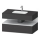 Duravit Einbauwaschtisch-Möbel-Set Qatego 100x55x60cm, w m/Gr m, Kon-WTU, Nischenb-1