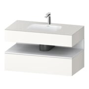 Duravit Einbauwaschtisch-Möbel-Set Qatego 100x55x60cm, w m/we m, Kon-WTU, Nischenb