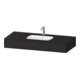 Duravit Einbauwaschtisch-Möbel-Set Qatego 120x55x17cm, gra m, m K, 1 Ausschn, m ÜL-1