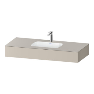 Duravit Einbauwaschtisch-Möbel-Set Qatego 120x55x17cm, T m, m K, 1 Ausschn, m ÜL