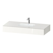 Duravit Einbauwaschtisch-Möbel-Set Qatego 120x55x17cm, w g, m K, 1 Ausschn, m ÜL