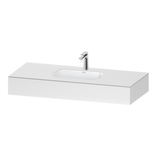 Duravit Einbauwaschtisch-Möbel-Set Qatego 120x55x17cm, w m, m K, 1 Ausschn, m ÜL