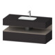 Duravit Einbauwaschtisch-Möbel-Set Qatego 120x55x60cm, ba m/Gr m, Kon-WTU, B-1