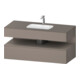 Duravit Einbauwaschtisch-Möbel-Set Qatego 120x55x60cm, ba m, Kon-WTU, Nischenb-1
