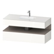 Duravit Einbauwaschtisch-Möbel-Set Qatego 120x55x60cm, ba m/we g, Kon-WTU, B