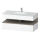 Duravit Einbauwaschtisch-Möbel-Set Qatego 120x55x60cm, ba m/we m, Kon-WTU, B-1
