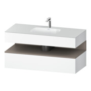 Duravit Einbauwaschtisch-Möbel-Set Qatego 120x55x60cm, ba m/we m, Kon-WTU, B