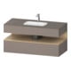 Duravit Einbauwaschtisch-Möbel-Set Qatego 120x55x60cm, E na/b m, Kon-WTU, Nischenb-1