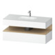 Duravit Einbauwaschtisch-Möbel-Set Qatego 120x55x60cm, E na/we m, Kon-WTU, B-1