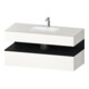 Duravit Einbauwaschtisch-Möbel-Set Qatego 120x55x60cm, E sw/we m, Kon-WTU, B-1