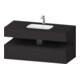 Duravit Einbauwaschtisch-Möbel-Set Qatego 120x55x60cm, gra m, Kon-WTU, Nischenb-1