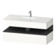 Duravit Einbauwaschtisch-Möbel-Set Qatego 120x55x60cm, gra m/we g, Kon-WTU, B-1