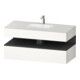 Duravit Einbauwaschtisch-Möbel-Set Qatego 120x55x60cm, gra m/we m, Kon-WTU, B-1