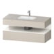 Duravit Einbauwaschtisch-Möbel-Set Qatego 120x55x60cm, w g/tau m, Kon-WTU, B-1