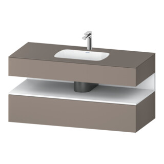 Duravit Einbauwaschtisch-Möbel-Set Qatego 120x55x60cm, w m/ba m, Kon-WTU, Nischenb