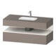 Duravit Einbauwaschtisch-Möbel-Set Qatego 120x55x60cm, w m/ba ma, Konsolen-Waschtischunterbau-1