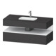 Duravit Einbauwaschtisch-Möbel-Set Qatego 120x55x60cm, w m/Gr m, Kon-WTU, Nischenb-1