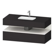 Duravit Einbauwaschtisch-Möbel-Set Qatego 120x55x60cm, w m/Gr m, Kon-WTU, Nischenb