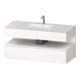 Duravit Einbauwaschtisch-Möbel-Set Qatego 120x55x60cm, w m, Konsolen-Waschtischunterbau, Nischenb-1
