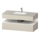 Duravit Einbauwaschtisch-Möbel-Set Qatego 120x55x60cm, w m/ta m, Kon-WTU, Nischenb-1