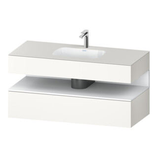 Duravit Einbauwaschtisch-Möbel-Set Qatego 120x55x60cm, w m/we m, Kon-WTU, Nischenb