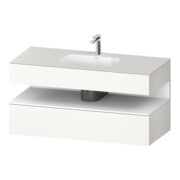 Duravit Einbauwaschtisch-Möbel-Set Qatego 120x55x60cm, w m/we m, Kon-WTU, Nischenb
