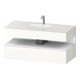 Duravit Einbauwaschtisch-Möbel-Set Qatego 120x55x60cm, w matt/we hgl, Konsolen-Waschtischunterbau-1
