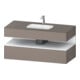 Duravit Einbauwaschtisch-Möbel-Set Qatego 120x55x60cm, we m/bas ma, Konsolen-Waschtischunterbau-1