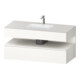 Duravit Einbauwaschtisch-Möbel-Set Qatego 120x55x60cm, we matt, Konsolen-Waschtischunterbau-1