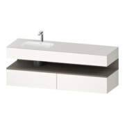 Duravit Einbauwaschtisch-Möbel-Set Qatego 160x50x60cm, Kon-WTU, B, B l, ba m/we m