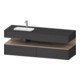 Duravit Einbauwaschtisch-Möbel-Set Qatego 160x50x60cm, Kon-WTU, B, B l, E Ma/Gra m-1