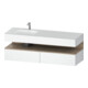 Duravit Einbauwaschtisch-Möbel-Set Qatego 160x50x60cm, Kon-WTU, B, B l, E Ma/w ma-1