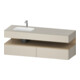 Duravit Einbauwaschtisch-Möbel-Set Qatego 160x50x60cm, Kon-WTU, B, B l, E na/tau m-1