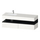 Duravit Einbauwaschtisch-Möbel-Set Qatego 160x50x60cm, Kon-WTU, B, B l, E sw/we m-1