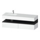 Duravit Einbauwaschtisch-Möbel-Set Qatego 160x50x60cm, Kon-WTU, B, B l, gra m/we m-1
