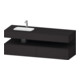 Duravit Einbauwaschtisch-Möbel-Set Qatego 160x50x60cm, Kon-WTU, B, B l, graph matt-1
