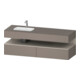 Duravit Einbauwaschtisch-Möbel-Set Qatego 160x50x60cm, Kon-WTU, B, B l, T m/bas ma-1