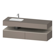 Duravit Einbauwaschtisch-Möbel-Set Qatego 160x50x60cm, Kon-WTU, B, B l, T m/bas ma